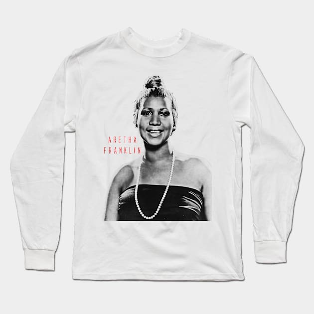 aretha franklin art Long Sleeve T-Shirt by cigaruttu store